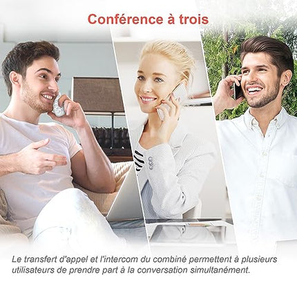 VTech CS1551 Cordless DECT phone with 2 handsets with charger, answering machine, call blocking, caller identification/call waiting, hands-free, display and keypad with