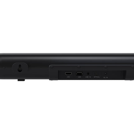 SHARP HTSB107 2.0 heliriba 90W (USB, Bluetooth, HDMI, optiline, AUX-sisend (3,5 mm), laius: 65 cm), must