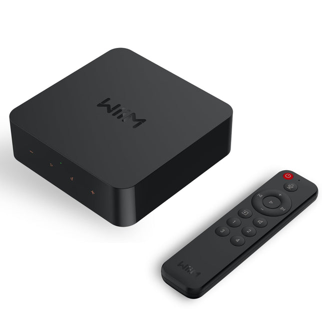 WiiM Pro Plus AirPlay 2 Receiver, Chromecast Audio, Multiroom Streamer with Premium AKM DAC, Voice Remote, Works with Alexa/Siri/Google, Streams Hi-Res Audio from Spotify, Amazon Music, Tidal