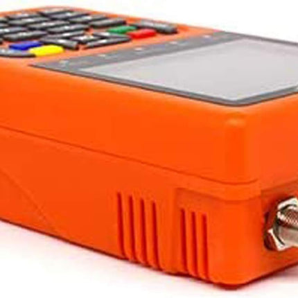Digitaalne satfinder, V9 digitaalne satelliidisignaali otsija sisseehitatud liitiumioonakuga, 3,5-tolline LCD-ekraan, Full HD, 16-bitine, OSD 64 MB, 1 GB, DDR3, tugi H.265 (oranž)