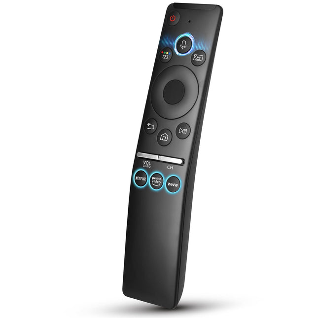Voice Replacement for Samsung Smart TV remote control, compatible with all Samsung TVs with voice function, with shortcut buttons