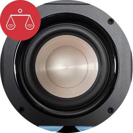 Polk Audio HTS 10 aktiivsubwoofer kodukino helisüsteemidele ja muusikale, 10" bassikast, 200 vatti, must
