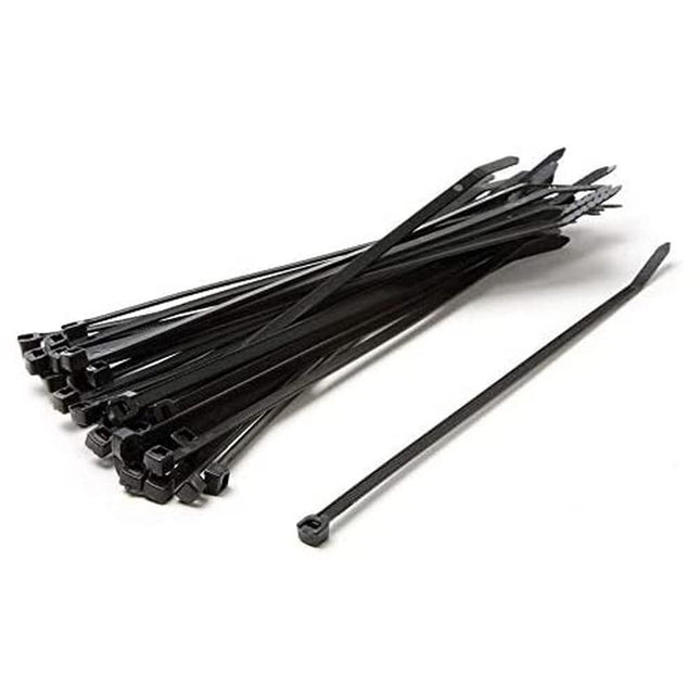 XLC kaablisidemed 3,5x200mm (100 tk pakis), mustad
