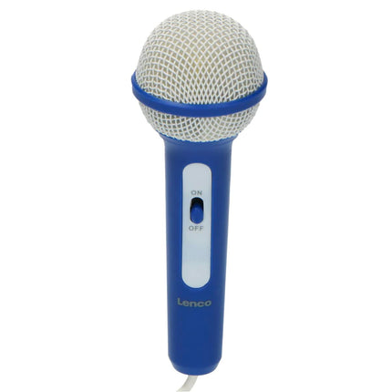 Lenco SCD-650 - kaasaskantav CD-raadio - laste boombox - USB ja mikrofon - 6-vatine boombox - USB taasesitus - AUX - FM-raadio - sinine