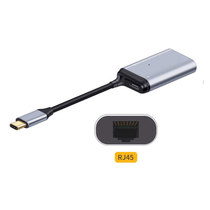 xiwai USB-C Type-C USB 3.1 kuni 1000 Mbps gigabiti Etherneti võrgu-LAN-adapter PD toitepordiga
