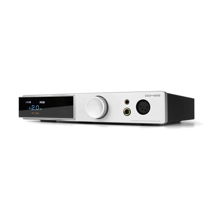 SMSL DO400 täielikult tasakaalustatud DAC kõrvaklapivõimendi, ES9039MSPRO XMOS-XU316 USB MQA DAC Bluetooth 5.1/USB/AES/Opt/Coax/IIS sisend 4.4mm/6.35mm/4-XLR väljundvõimendi kaugjuhtimispuldiga (hõbedane)