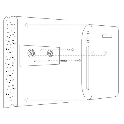 Denver DWM-100USB DVD-mängija (HDMI, USB, seinale kinnitatav)