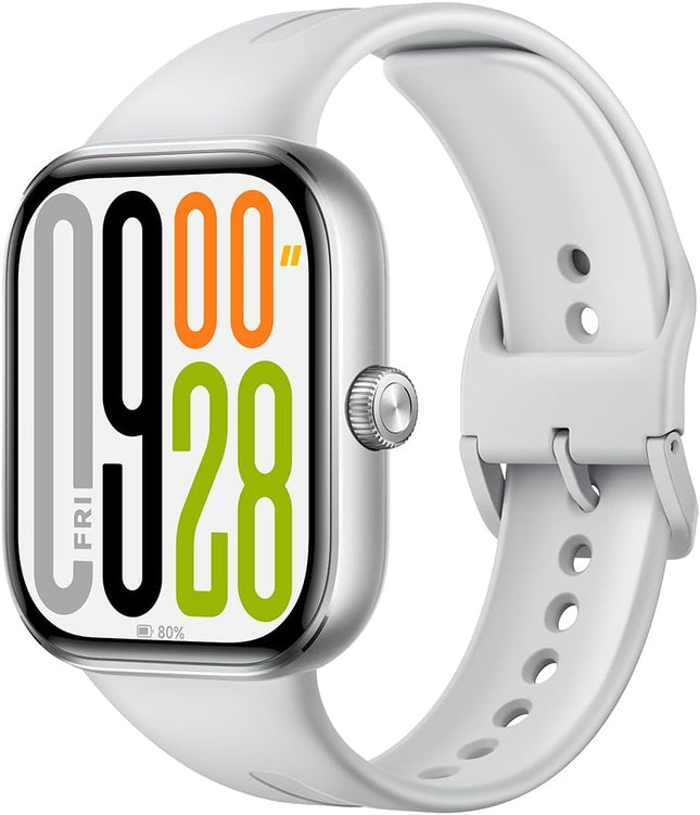 Xiaomi Redmi Watch 5, Bluetooth-kõned, 2,07-tolline AMOLED-ekraan, pulsimõõtja, une jälgimine, mürasummutus, kaamera juhtimine, hall