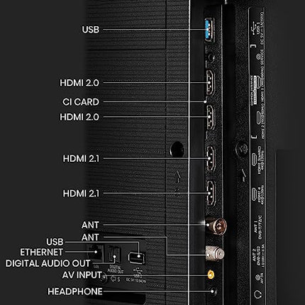 Hisense 75U8KQ Mini LED 4K ULED nutiteler - - 190,5 cm (75 tolli) Dolby Vision IQ ja Atmos, 120Hz paneel, Game Mode Pro, UHD AI ülesskaleerija, HDR10+, Bluetooth, Apple AirPlay, Alexa, antratsiithall [2023]