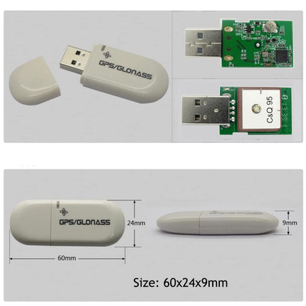 Geekstory Vk-172 Gmouse USB GPS Glonass Dongle Module for Linux Window Raspberry Pi