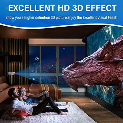 RF 3D-prillid, laetavad 3D-katikuprillid sobivad RF 3D-teleritele ja -projektoritele, 3D-projektoriprillid ühilduvad TDG-BT500A, SSG-5100GB, AN3DG40, 2 tk pakendis