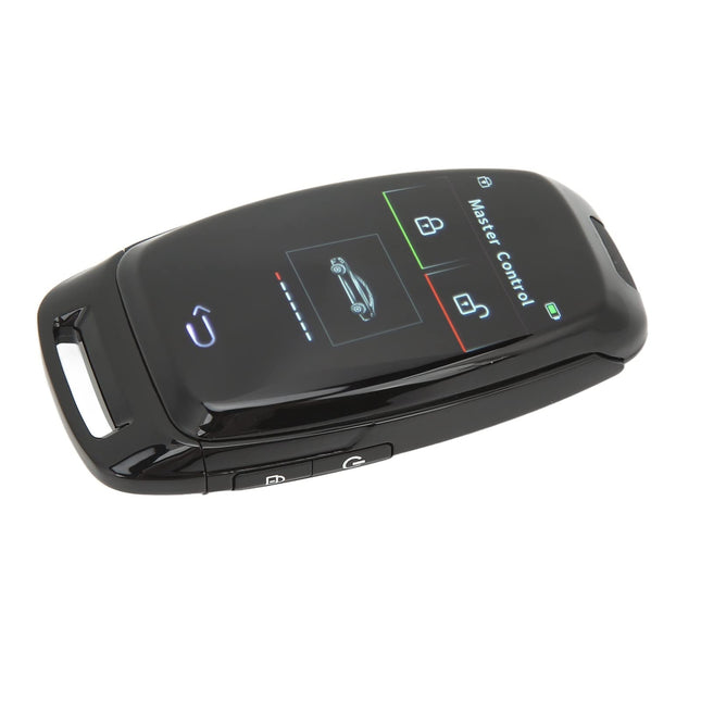 Auto kaugjuhtimispult LCD-nutivõti auto võtmeta sisenemise kaugjuhtimispult EN/CF920 must