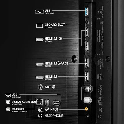 Hisense 65U7NQ 164 cm (65-tolline) televiisor, 4K Mini LED ULED HDR nutiteler, Quantum Dot, 120Hz/144Hz VRR, HDMI 2.1, Game Mode Pro, Dolby Vision IQ ja Atmos, Bluetooth, sisseehitatud Alexa, antratsiithall, [2024]