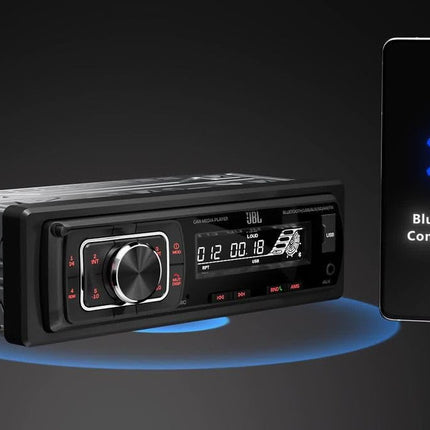 JBL autoraadio Bluetooth Celebrity 150 Harman Kardonilt, 1 DIN 4 x 50W AM/FM raadio Bluetooth voogedastuse ja autokäed-vabad süsteemiga, eemaldatava ekraaniga, USB, SD, AUX ja 2 RCA väljundiga