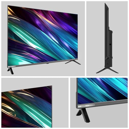 CHIQ 40-tolline (100 cm) nutiteler, FHD HDR10, Google TV, kolmekordne tuuner DVB-C/T/T2/S/S2, Dolby Audio, DBX-TV, sisseehitatud Chromecast, HDMI, USB, metallivaba