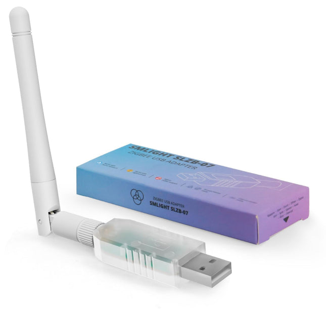 LINEOPS Zigbee USB-mälupulk 3dB antenniga, adapter Zigbee2mqtt, ZHA ja Home Assistant jaoks