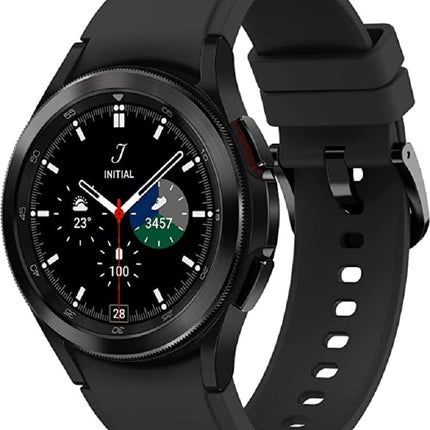 The Samsung Galaxy Watch 4 Classic 42mm BT Black Watch must be set up via a mobile device. This will then adopt all German settings [EU version].