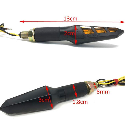 Alchemy Parts mootorratta LED suunatuled - väga eredad - homologeeritud/E-heakskiiduga 1 paar