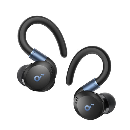 Soundcore by Anker Sport X20, juhtmevabad treeningkõrvaklapid, pööratavad ja pikendatavad kõrvakonksud, mürasummutus, sügav bass, IP68 veekindel, higikindel, tolmukindel, 48-tunnine mänguaeg, spordikõrvaklapid