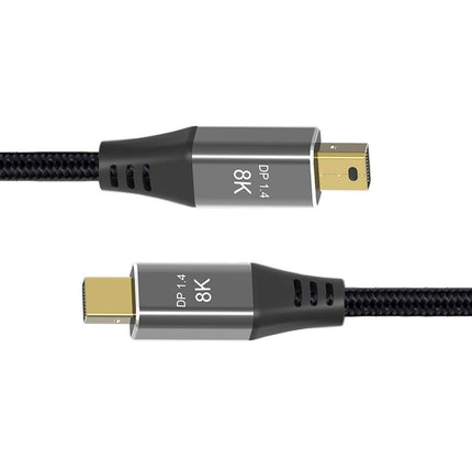 Cablecc Mini DisplayPort 1.4 8K 60Hz kaabel Ultra-HD UHD 4K 144Hz Mini DP-MiniDP-kaabel 7680 * 4320 video-, sülearvuti- ja teleri jaoks