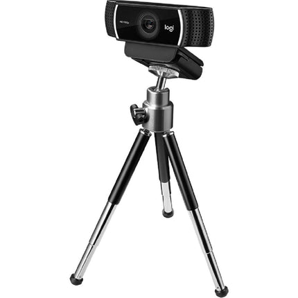 Logitech C922 Pro Stream, HD 1080p / 30 kaadrit sekundis või HD 720p / 60 kaadrit sekundis, ülikiire, stereoheli, HD-valguskorrektsioon, autofookus YouTube'i, Twitchi, XSpliti, PC/Maci/sülearvuti/MacBooki/tahvelarvuti jaoks
