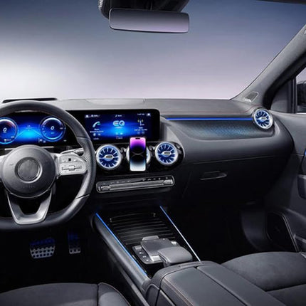 ICAILIN autotelefonihoidik MagSafe autokinnitusele, ümmargune ventilatsiooniga magnetiga autotelefonihoidik Mercedes Benz W205/W206/A/B/C/E/S-klassi/Sprinteri/Mini Cooperi SMART 451 lisatarvikutele iPhone'ile Samsungile