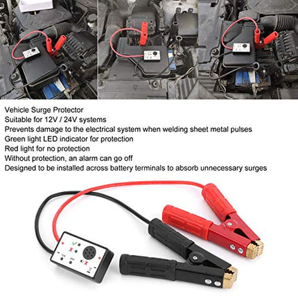 CHICIRIS 12/24V Vehicle Surge Protector Car Surge Absorber Protection Vehicle Surge Protector Car Accessories
