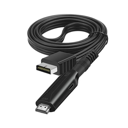 Jerilla PS2-HDMI muundur, PS1/PS2-HDMI kaabel, video- ja heliadapter, HD-ühendus 720P/1080P PS1/PS2 konsoolile, telerile, monitorile, projektorile
