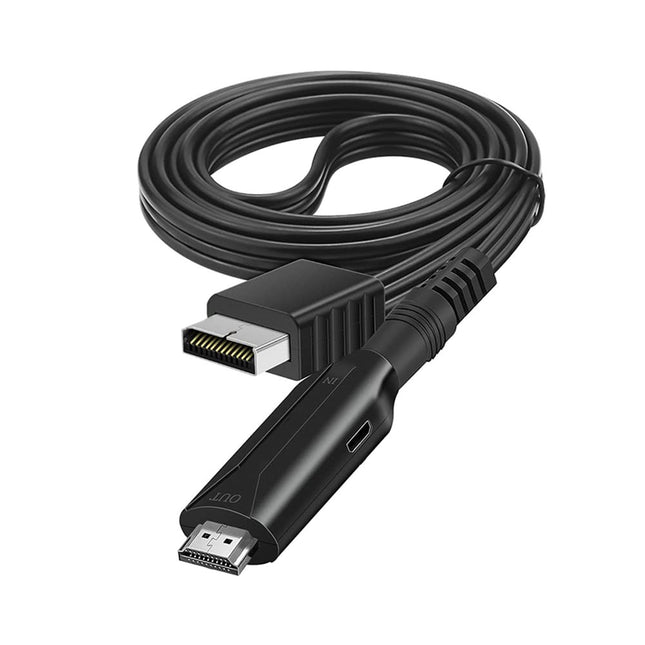 Jerilla PS2-HDMI muundur, PS1/PS2-HDMI kaabel, video- ja heliadapter, HD-ühendus 720P/1080P PS1/PS2 konsoolile, telerile, monitorile, projektorile