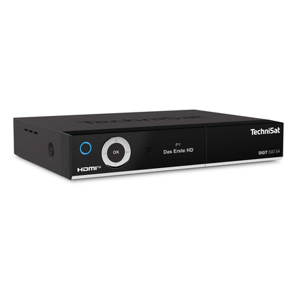 TechniSat DIGIT ISIO S4 – kahekordne satelliitvastuvõtja tähtnumbrilise ekraaniga (HDTV kahekordne tuuner, DVB-S2, PVR-salvestusfunktsioon USB või võrgu kaudu, HbbTV, CI+, HDMI) must
