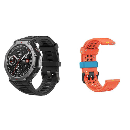 Amazfit T-Rex 3 nutikell õues kasutamiseks + ametlik nutikella asendusrihm oranž