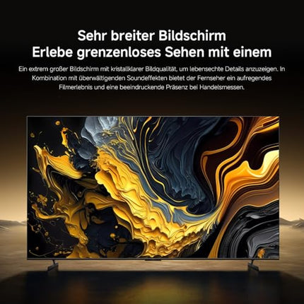 Xiaomi TV MAX 100 2025, Google TV, 100 tolli, QLED, 144Hz, nutiteler, Dolby Vision