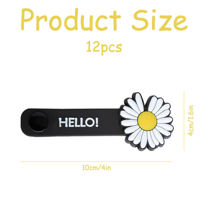 Rumyve Silicone Cable Organizer, Cute Cartoon Charging Cable USB Manager Organizer, Reusable Earphone Wire, Pen, Keychain Holder, 12 Pack