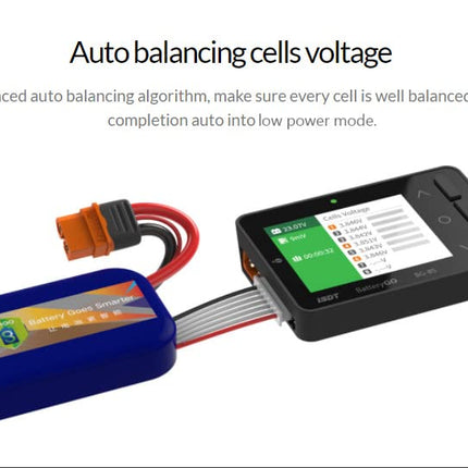 ISDT BG-8S akuindikaatoriga akutester LiPo/Li-ioon/NiMH/Nicd akude tester