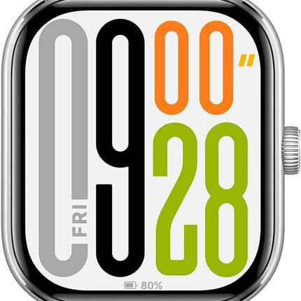 Xiaomi Redmi Watch 5, Bluetooth-kõned, 2,07-tolline AMOLED-ekraan, pulsimõõtja, une jälgimine, mürasummutus, kaamera juhtimine, hall