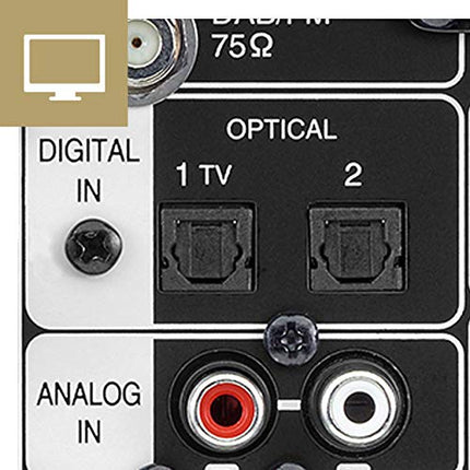 Marantz Melody X (M-CR612) HiFi system, CD player, DAB+ radio, music streaming, HEOS multiroom, Bluetooth &amp; AirPlay 2, Alexa compatible, 2 optical TV inputs