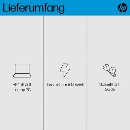 HP Laptop | 15.6" FHD display | Intel Celeron N4500 | 4 GB DDR4 RAM | 128 GB SSD | Intel UHD Graphics | Windows 11 Home in S mode | QWERTZ keyboard | Silver | incl. Microsoft Office 365 Single