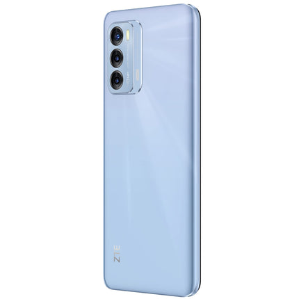 ZTE nutitelefon Blade V40 (16,94 cm (6,67 tolli) FHD+ ekraan, 4G LTE, 4 GB RAM ja 128 GB sisemälu, 48 MP põhikaamera ja 8 MP esikaamera, kahe SIM-kaardiga, Android 11) sinine, 123401201023