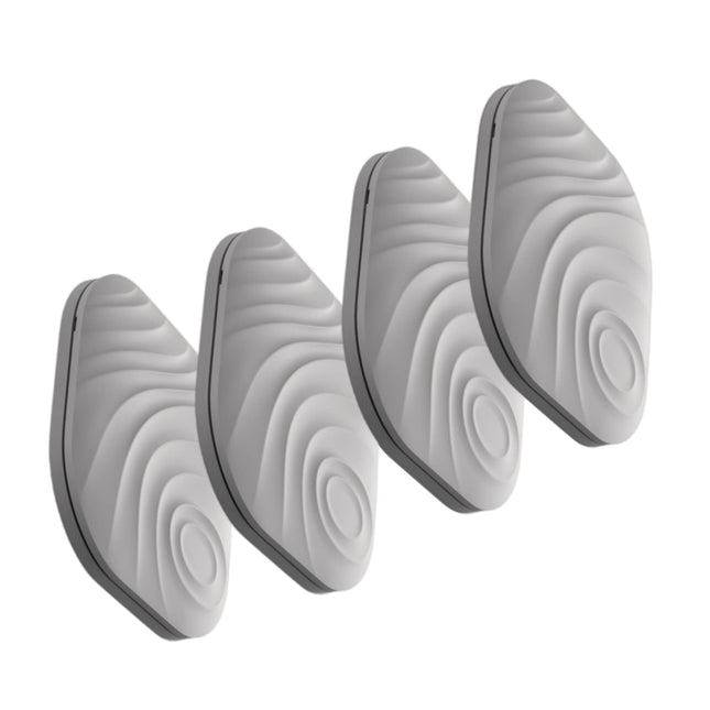 Nutale Findthing Key Finder Gray 4PCS - Find Keys with App Bluetooth, iOS and Android Community Search Function, Item Tracker Support Wallet Tracker, Good Idea for Your Lost Items