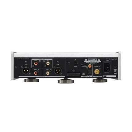 TEAC Reference UD-505-X USB DAC eelvõimendi, suure jõudlusega DAC kahekordse monostruktuuriga ja täielikult tasakaalustatud kõrvaklapivõimendiga, hõbedane