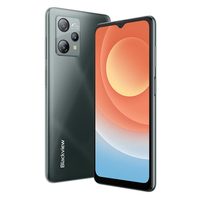 Blackview A53 4G mobiiltelefon ilma lepinguta, Helio A22 7GB 32GB (laiendatav 256GB), 12MP+5MP, 6,5'' HD+ ekraan, 3 kaardipesa, 5080mAh aku, kahe SIM-kaardiga nutitelefon Android 12, GPS hall