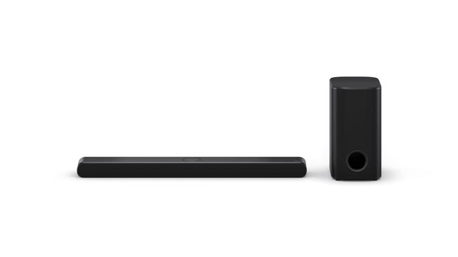 LG DS77TY 3.1.3 Dolby Atmos heliriba (400W) juhtmevaba subwooferiga (eARC, HDMI, optiline, Bluetooth) [2024], must
