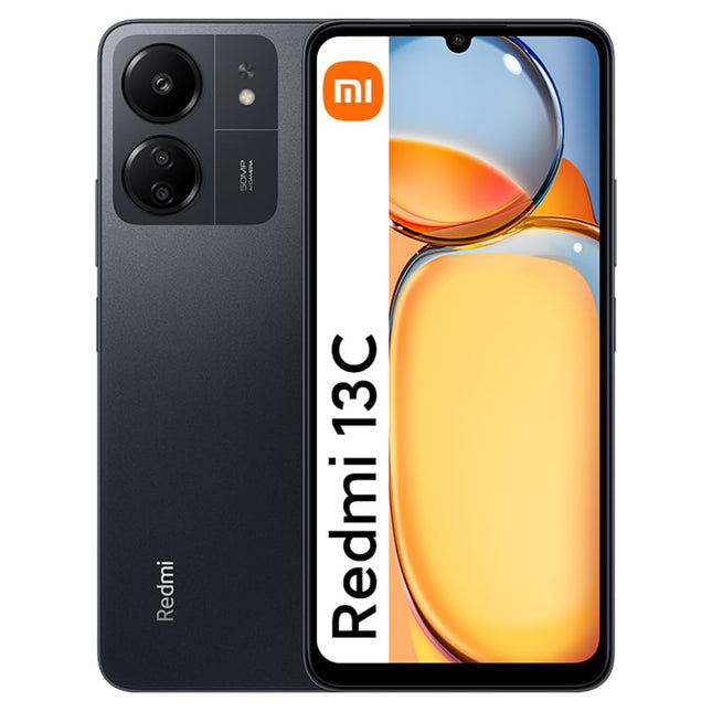 Xiaomi Redmi 13C Unlocked Smartphone 8GB RAM 256GB ROM 6.74" 90Hz Display 50MP Triple Camera 5000mAh Battery 18W Fast Charging Octa-core Processor Dual SIM MIUI 14 (Black)