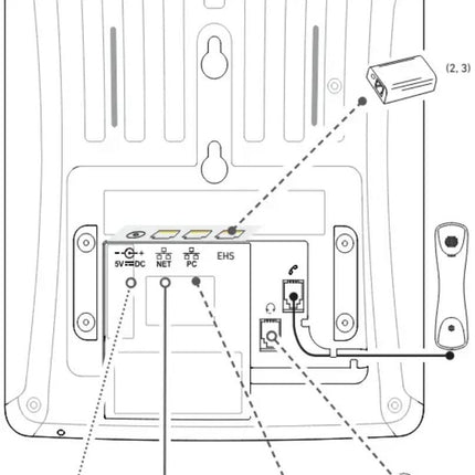 Snom D150 kiltkivihall IP lauatelefon, 2 SIP identiteeti, gigabitise Etherneti ühendus, PoE, 2,8 halltoonides TFT LCD, SmartLabel funktsiooniklahvid, HD-heli, FritzFon, Fritzbox ühilduv