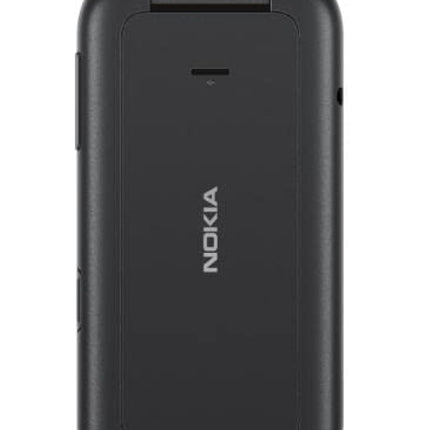 Nokia 2660 klapiga funktsionaalne telefon 7,1 cm (2,8-tollise) ekraaniga, 4G-ühenduvusega, kuuldeaparaatidega ühilduva (HAC), integreeritud kaamera, MP3-mängija, juhtmevaba FM-raadio ja klassikaliste mängudega.