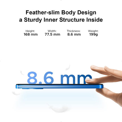 DOOGEE Note59 5G Smartphone Android 15, 32GB RAM + 128GB ROM, 6250mAh Battery, 6.75-inch HD+ 120Hz Display, 16MP AI Camera, Octa-Core, Dual SIM, NFC, Unlocked Phone, 2025, Blue