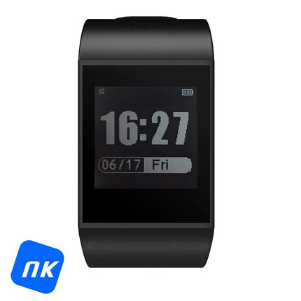 NL nutikell – NK-SW3138-INK – 2,3 cm OLED-ekraan, 23 x 128 resolutsioon, sisseehitatud mälu, Bluetooth 4.0, veekindel, ühildub iOS-i ja Androidiga.
