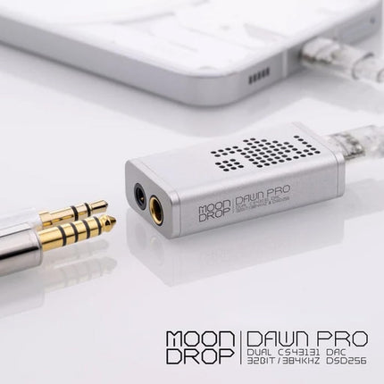 MOONDROP DAWN Pro kaasaskantav USB DAC/AMP kahekordne CS43131 DAC 32Bit/384kHz DSD256 dekooder kõrvaklappide võimendi
