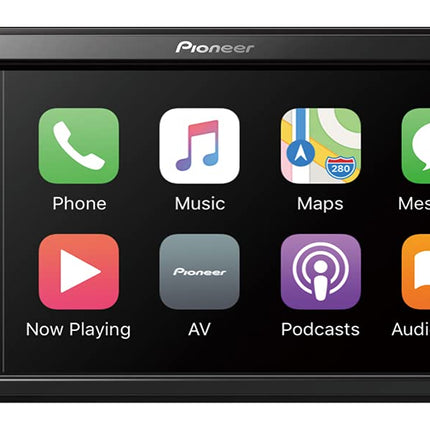 Pioneer SPH-EVO62DAB-UNI Media Center for 1-DIN Slot – 6.8-inch Touchscreen, 1.5A Quick-Charging USB, Apple CarPlay, Android Auto, DAB/DAB+ Digital Radio, Bluetooth, 13-Band Equalizer