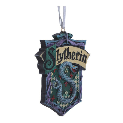 Nemesis Now Harry Potter Slytherin Crest Hanging Figurine, 8 cm, Green